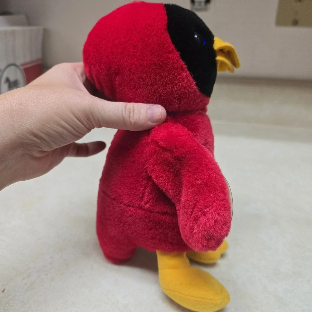 Animal Kingdom St. Louis Cardinal Bird Plush Red Suction Cup Wings 9.5 inch 8685